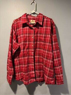 *Woolrich Red Plaid Button-Down Shirt